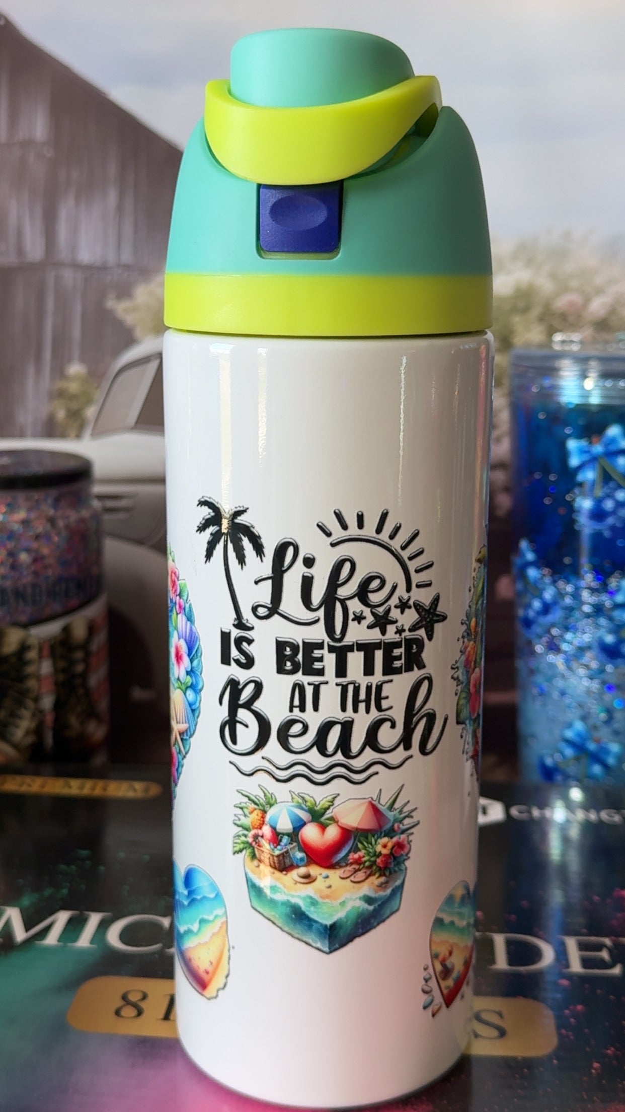 Life is Better at the Beach 24oz Sport Tumbler