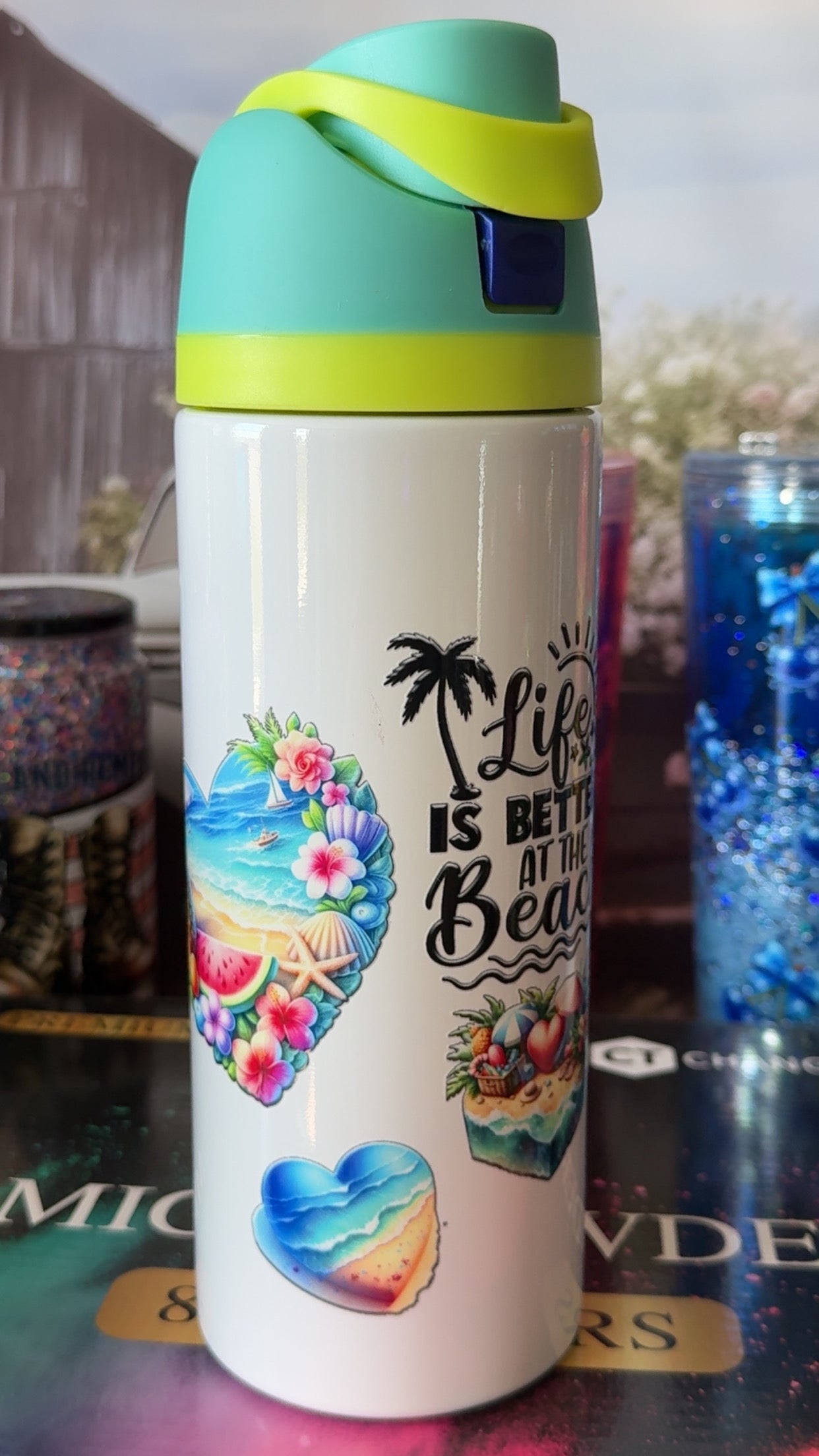 Life is Better at the Beach 24oz Sport Tumbler
