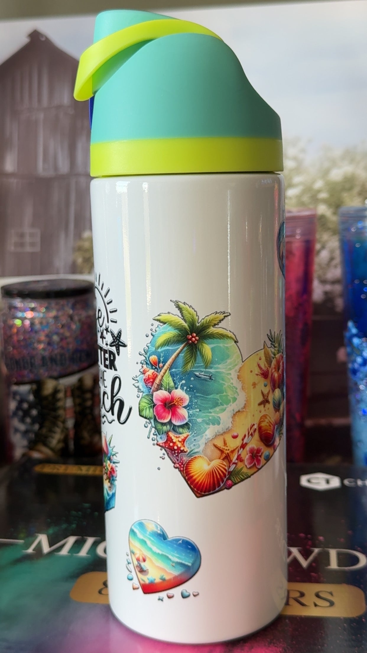 Life is Better at the Beach 24oz Sport Tumbler