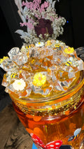 Minnie Mouse Bee Glitter Tumbler – 20oz Custom Lid