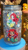 Under the Sea Glitter Cup – Ocean Vibe Lid