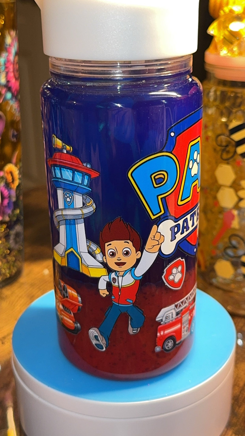 Kids Rescue Pups Water Bottle – Dual Lava Drip