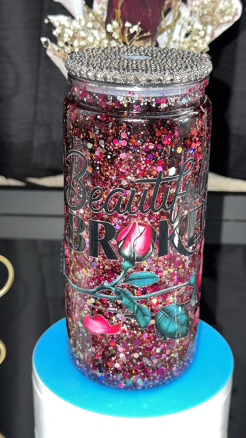 Beautifully Broken 20oz Acrylic Cup