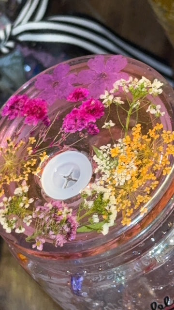 Keep Growing - Bloom & Grow - 20oz Floral Acrylic Pearl Dual Lava Drip Cup