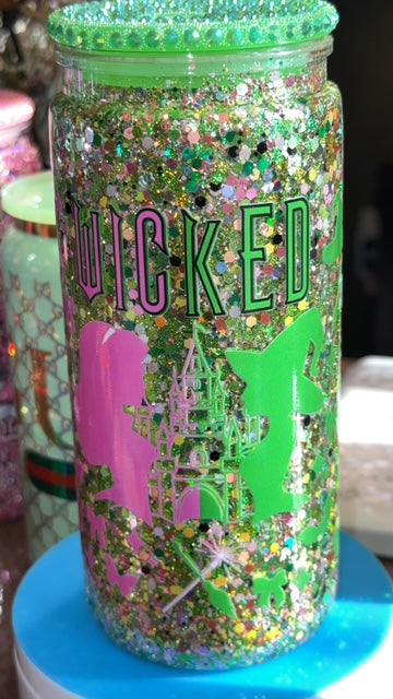 Wicked Sparkling Glitter Acrylic Tumbler – 20oz