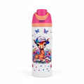 Classy Giraffe Butterfly Floral 24oz Sport Tumbler front